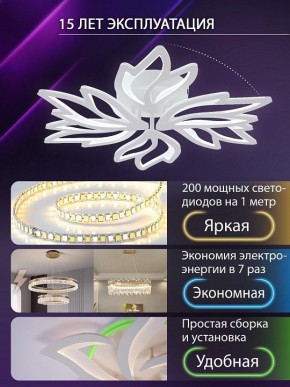 Потолочная люстра Natali Kovaltseva RIF LED LAMPS 81118/5C в Красноуральске - krasnouralsk.ok-mebel.com | фото 5