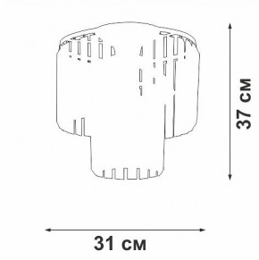 Потолочная люстра Vitaluce V5153 V5153-1/4PL в Красноуральске - krasnouralsk.ok-mebel.com | фото 4