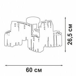 Потолочная люстра Vitaluce V5884 V5884-0/5PL в Красноуральске - krasnouralsk.ok-mebel.com | фото 3