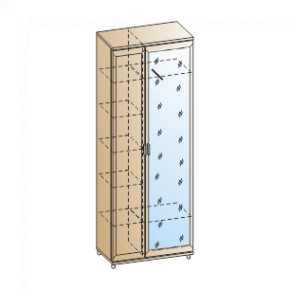 Прихожая Мелисса композиция 1 (Ясень Асахи) в Красноуральске - krasnouralsk.ok-mebel.com | фото 2