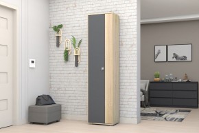 Прихожая Монако-2 (Дуб Сонома/Графит) в Красноуральске - krasnouralsk.ok-mebel.com | фото 11