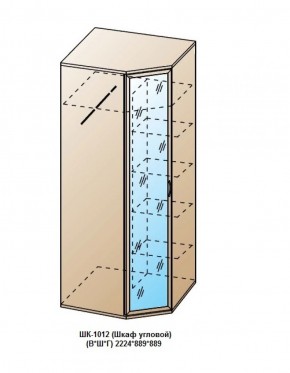 ШК-1012 (Шкаф угловой) в Красноуральске - krasnouralsk.ok-mebel.com | фото