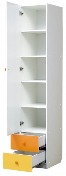 Шкаф 1-но дверный с ящиками Радуга (400) в Красноуральске - krasnouralsk.ok-mebel.com | фото 2