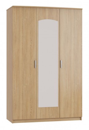 Шкаф 3-х дверный с зеркалом Шк210.1 МС Ирина в Красноуральске - krasnouralsk.ok-mebel.com | фото