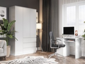 Шкаф 3-ств. с 3 ящиками "Бьянко" в Красноуральске - krasnouralsk.ok-mebel.com | фото 4