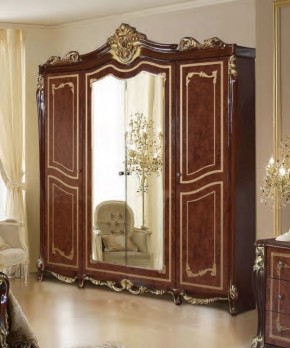 Шкаф 4-х дверный с зеркалами (19.144) Джоконда в Красноуральске - krasnouralsk.ok-mebel.com | фото