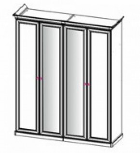 Шкаф 4-х створчатый (2+2) с Зеркалом "Патрисия" (караваджо) в Красноуральске - krasnouralsk.ok-mebel.com | фото