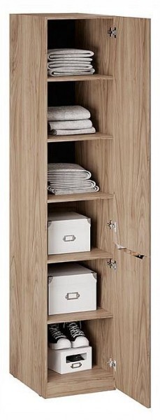 Шкаф для белья Глосс СМ-319.07.001 в Красноуральске - krasnouralsk.ok-mebel.com | фото 2