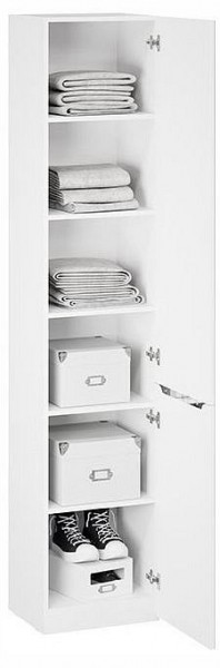 Шкаф для белья Глосс СМ-319.07.012 в Красноуральске - krasnouralsk.ok-mebel.com | фото 3