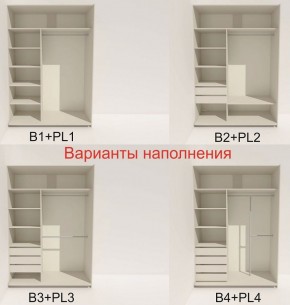 Шкаф-купе 1400 серии SOFT D6+D4+B2+PL2 (2 ящика+1штанга+1 полка) профиль «Капучино» в Красноуральске - krasnouralsk.ok-mebel.com | фото 7