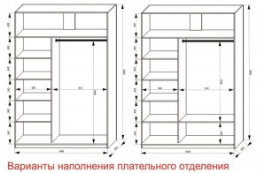 Шкаф-купе 1600 серии SOFT D6+D4+B2+PL2 (2 ящика+1штанга+1 полка) профиль «Капучино» в Красноуральске - krasnouralsk.ok-mebel.com | фото 8