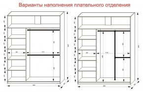 Шкаф-купе 1800 серии SOFT D1+D3+B2+PL1 (2 ящика+1штанга) профиль «Графит» в Красноуральске - krasnouralsk.ok-mebel.com | фото 7