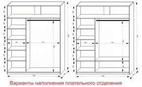 Шкаф-купе 1800 серии SOFT D6+D4+B2+PL2 (2 ящика+1штанга+1 полка) профиль «Капучино» в Красноуральске - krasnouralsk.ok-mebel.com | фото 8