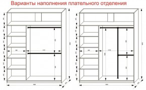 Шкаф-купе 1800 серии SOFT D8+D2+B2+PL4 (2 ящика+F обр.штанга) профиль «Графит» в Красноуральске - krasnouralsk.ok-mebel.com | фото 8