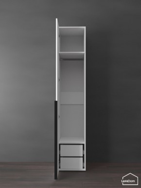 Шкаф Linnea MHR-1-3 2050х400х510 (Белый-М 11.1.2) в Красноуральске - krasnouralsk.ok-mebel.com | фото 6