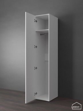Шкаф Linnea MHR-1PO 2050х400х510 (Белый-М 11.1.2) в Красноуральске - krasnouralsk.ok-mebel.com | фото 4