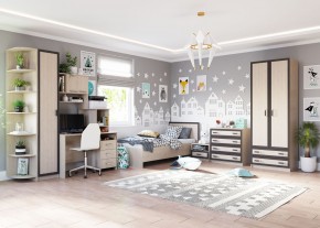 НАОМИ Шкаф 2-х створчатый с 2 ящиками в Красноуральске - krasnouralsk.ok-mebel.com | фото 2