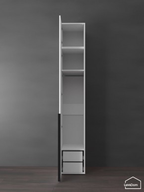 Шкаф с антресолью Linnea MHR-1A-3 2450х400х510 (Белый-М 11.1.1) в Красноуральске - krasnouralsk.ok-mebel.com | фото 5
