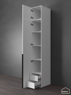 Шкаф с антресолью Linnea MHR-1A-4 2450х400х510 (Белый-М 11.1.1) в Красноуральске - krasnouralsk.ok-mebel.com | фото 5