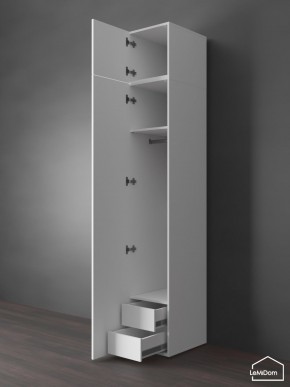Шкаф с антресолью Linnea MHR-1POA-3 2450х400х510 (Белый-М 11.1.1) в Красноуральске - krasnouralsk.ok-mebel.com | фото 6