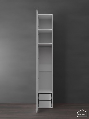 Шкаф с антресолью Linnea MHR-1POA-3 2450х400х510 (Белый-М 11.1.2) в Красноуральске - krasnouralsk.ok-mebel.com | фото 5