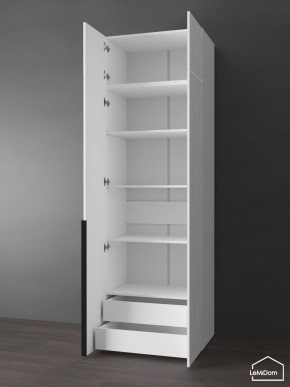 Шкаф с антресолью Linnea MHR-2A-4 2450х800х510 (Белый-М 11.1.1) в Красноуральске - krasnouralsk.ok-mebel.com | фото 5