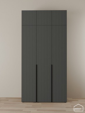 Шкаф с антресолью Linnea MHR-3A-1 2450х1200х510 (Графит-М 11.1.25) в Красноуральске - krasnouralsk.ok-mebel.com | фото