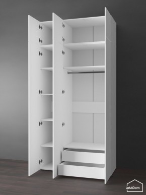 Шкаф с антресолью Linnea MHR-3POA-2 2450х1200х510 (Белый-М 11.1.2) в Красноуральске - krasnouralsk.ok-mebel.com | фото 5