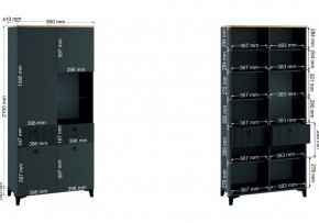 Шкаф-витрина Ника в Красноуральске - krasnouralsk.ok-mebel.com | фото 3