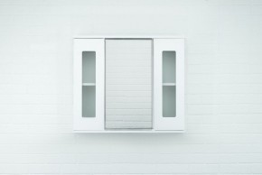 Шкаф-зеркало Кристалл 80 АЙСБЕРГ (DA1804HZ) в Красноуральске - krasnouralsk.ok-mebel.com | фото 4