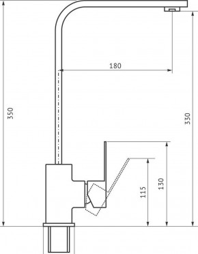 Смеситель MS-012 в Красноуральске - krasnouralsk.ok-mebel.com | фото 2