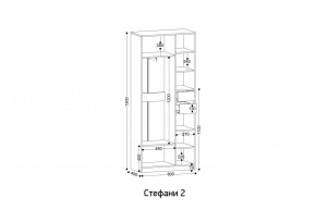 СТЕФАНИ-2 Шкаф в Красноуральске - krasnouralsk.ok-mebel.com | фото 2