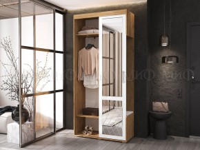 СТЕЛЛА-1 Прихожая (ЛДСП) дуб крафт/белый в Красноуральске - krasnouralsk.ok-mebel.com | фото 3