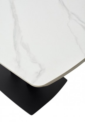 Стол ALATRI 120 MATT WHITE MARBLE SOLID CERAMIC / BLACK, ®DISAUR в Красноуральске - krasnouralsk.ok-mebel.com | фото 11