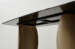 Стол BRONTE 220 KL-188 Контрастный мрамор матовый, итальянская керамика/ Шампань, ®DISAUR в Красноуральске - krasnouralsk.ok-mebel.com | фото 6