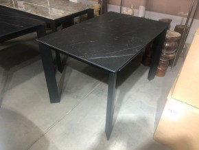 Стол CORNER 120 MATT BLACK MARBLE SOLID CERAMIC / BLACK, ®DISAUR в Красноуральске - krasnouralsk.ok-mebel.com | фото 2