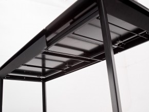 Стол CREMONA 140 HIGH GLOSS STATUARIO Белый мрамор глянцевый, керамика/ черный каркас, ®DISAUR в Красноуральске - krasnouralsk.ok-mebel.com | фото 6