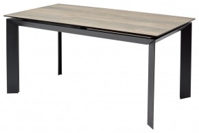 Стол CREMONA 180 KL-61 Под дерево, итальянская керамика / черный каркас, ®DISAUR в Красноуральске - krasnouralsk.ok-mebel.com | фото 5
