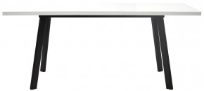 Стол ФИН 120 Белый, стекло/ Черный каркас М-City в Красноуральске - krasnouralsk.ok-mebel.com | фото 10