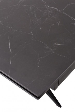 Стол FORIO 160 MATT BLACK MARBLE SOLID CERAMIC / BLACK, ®DISAUR в Красноуральске - krasnouralsk.ok-mebel.com | фото 9