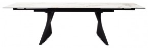 Стол IVAR 180 MARBLES KL-188 Контрастный мрамор, итальянская керамика, ®DISAUR в Красноуральске - krasnouralsk.ok-mebel.com | фото 2