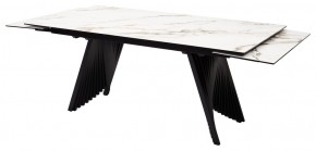 Стол IVAR 180 MARBLES KL-188 Контрастный мрамор, итальянская керамика, ®DISAUR в Красноуральске - krasnouralsk.ok-mebel.com | фото 7