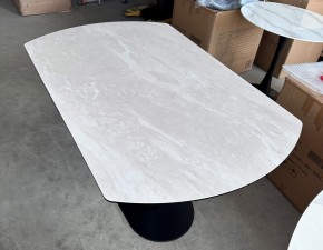 Стол KAI 140 TL-109 поворотная система раскладки, испанская керамика / Темно-серый / Черный, ®DISAUR в Красноуральске - krasnouralsk.ok-mebel.com | фото 7
