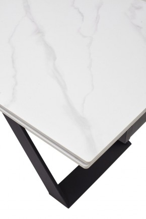 Стол LIVORNO 180 MATT WHITE MARBLE SOLID CERAMIC / BLACK, ®DISAUR в Красноуральске - krasnouralsk.ok-mebel.com | фото 9