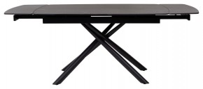 Стол RIVOLI 140 MATT BLACK MARBLE SOLID CERAMIC / BLACK, ®DISAUR в Красноуральске - krasnouralsk.ok-mebel.com | фото 2