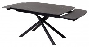 Стол RIVOLI 140 MATT BLACK MARBLE SOLID CERAMIC / BLACK, ®DISAUR в Красноуральске - krasnouralsk.ok-mebel.com | фото 6