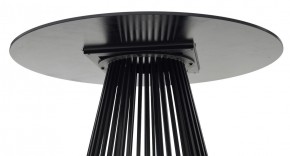 Стол TERNI 120 MATT BLACK MARBLE SOLID CERAMIC Черный мрамор матовый, керамика /Черн.каркас, ®DISAUR в Красноуральске - krasnouralsk.ok-mebel.com | фото 6