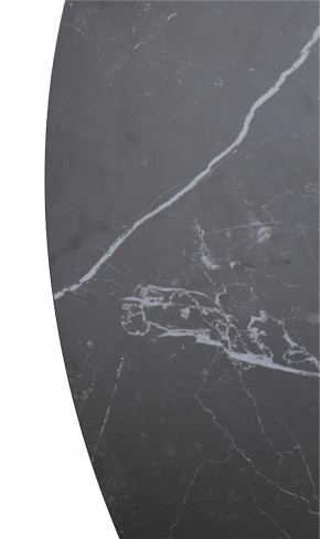 Стол TERNI 120 MATT BLACK MARBLE SOLID CERAMIC Черный мрамор матовый, керамика /Черн.каркас, ®DISAUR в Красноуральске - krasnouralsk.ok-mebel.com | фото 9