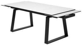 Стол VASTO 180 MARBLES KL-99 Белый мрамор матовый, итальянская керамика/ черный каркас, ®DISAUR в Красноуральске - krasnouralsk.ok-mebel.com | фото 6