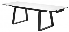 Стол VASTO 180 MARBLES KL-99 Белый мрамор матовый, итальянская керамика/ черный каркас, ®DISAUR в Красноуральске - krasnouralsk.ok-mebel.com | фото 9